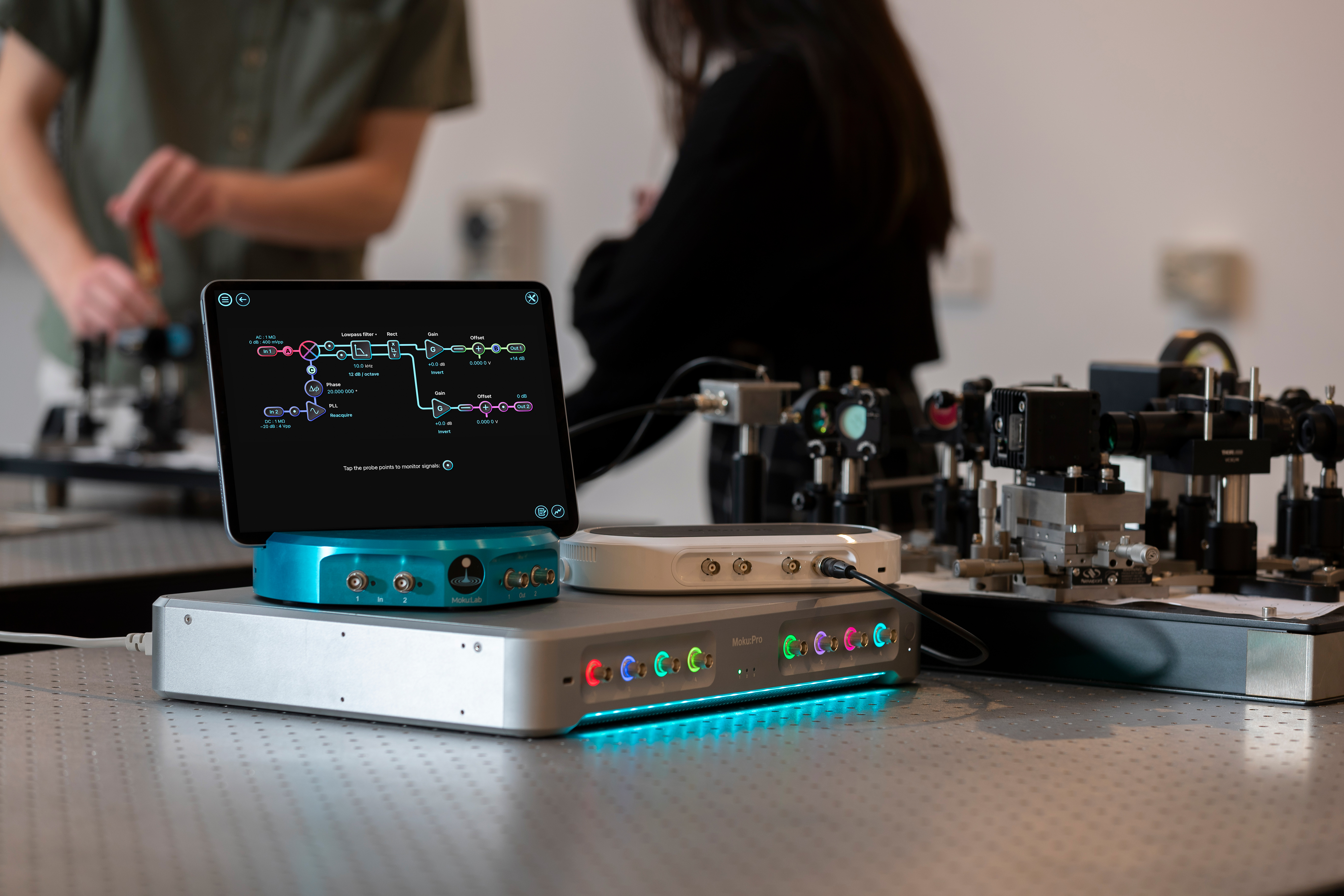 Moku Lineup with Lock-in Amplifier